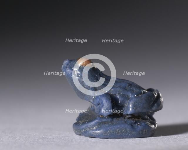 Frog Amulet, c. 1380-1330 BC. Creator: Unknown.