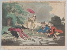 Frog Hunting, April 20, 1790., April 20, 1790. Creator: Thomas Rowlandson