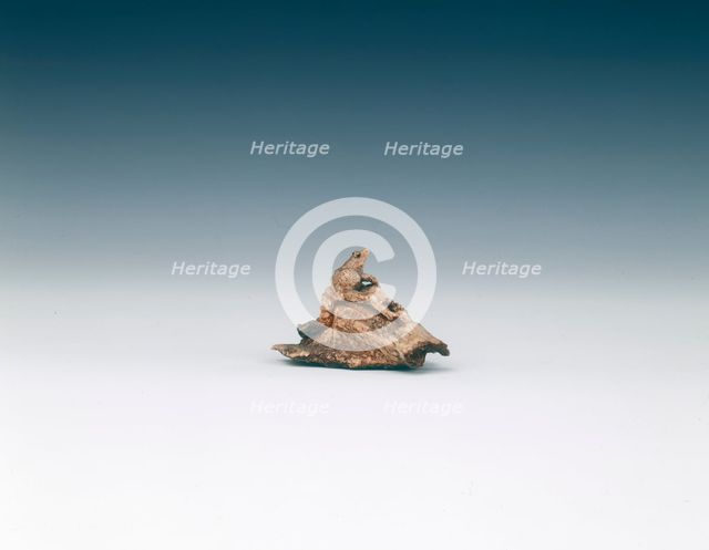 Frog netsuke, late Edo period, Japan, early 19th century. Creator: Unknown.