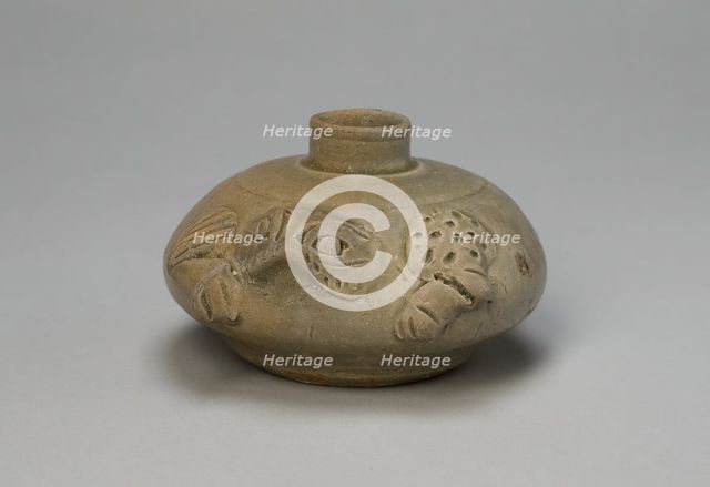 Frog-Shaped Jarlet, Western Jin dynasty (265-316), late 3rd century. Creator: Unknown.