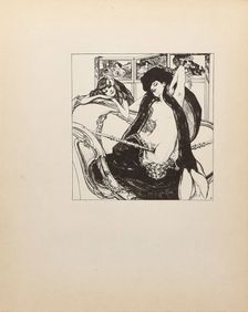 From "Tales at the Dressing Table" , c1908-1910. Creator: Bayros, Franz von (1866-1924)