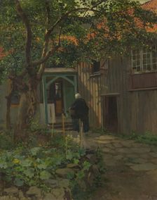 From the Courtyard, 1912. Creator: Wilhelm Peters