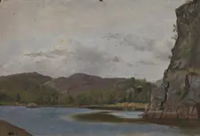 From the Coast near Mandal, 1836. Creator: Adolph Tidemand