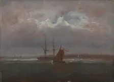 From the Coast, probably 1860s. Creator: Peder Balke