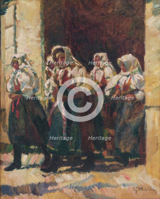 From the Church, around 1925. Creator: Gustav Mally.