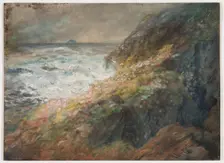 From the Cliffs of Ailse, Ayrshire, between 1860 and 1909. Creator: Robert Hopkin