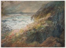 From the Cliffs of Ailse, Ayrshire, between 1860 and 1909. Creator: Robert Hopkin
