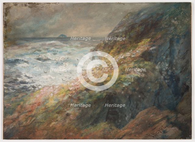 From the Cliffs of Ailse, Ayrshire, between 1860 and 1909. Creator: Robert Hopkin.