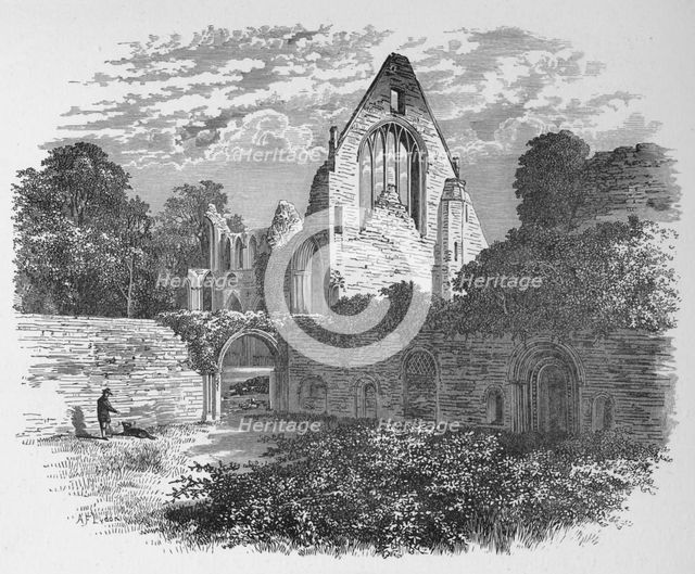 'From the Cloister Court', Dryburgh Abbey, c1880, (1897). Artist: Alexander Francis Lydon.