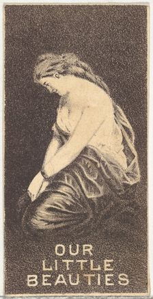 From the Actresses series (N57) promoting Our Little Beauties Cigarettes for Allen & Ginte..., 1890. Creator: Allen & Ginter