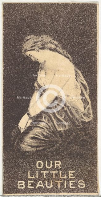From the Actresses series (N57) promoting Our Little Beauties Cigarettes for Allen & Ginte..., 1890. Creator: Allen & Ginter.