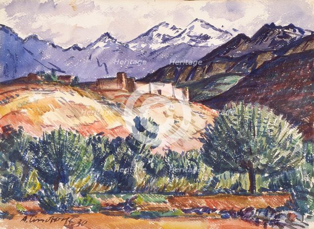 From the Atlas Mountains, 1930. Creator: Anton Lindforss.