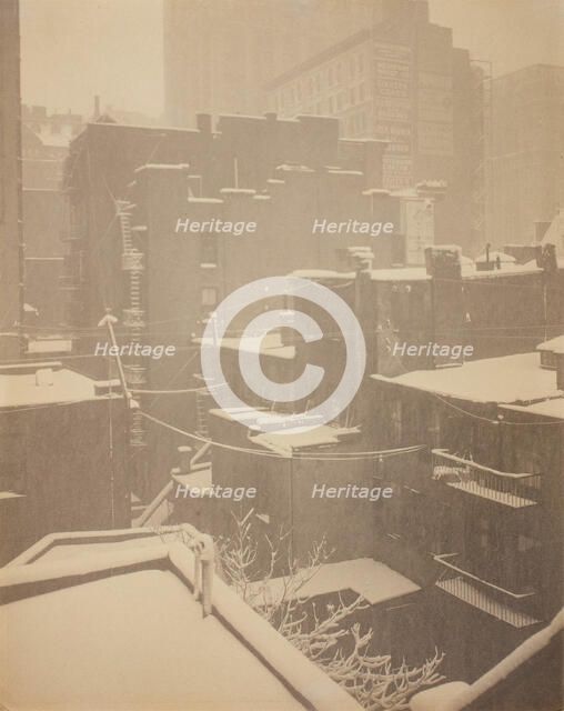 From the Back-Window "291", 1915. Creator: Alfred Stieglitz.