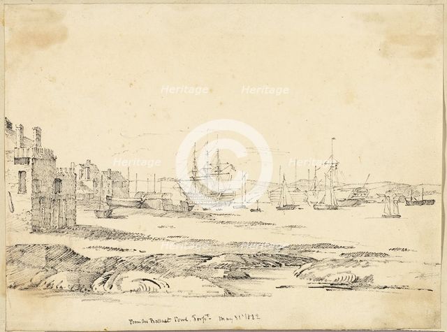 From the Ballast Pond, 1822. Creator: Unknown.