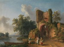 From the Banks of Arques, 1768. Creator: Jacob Philip Hackert