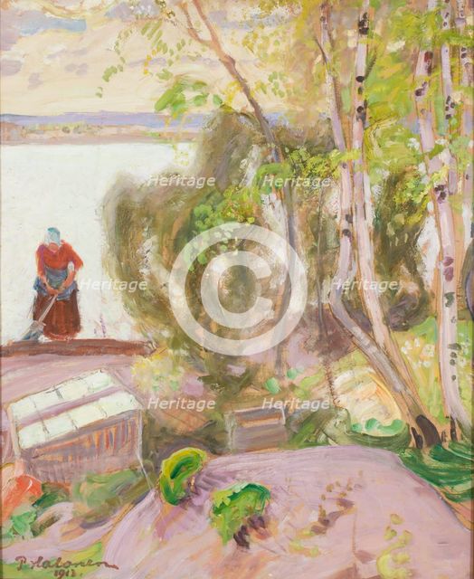 From the Garden, 1913. Creator: Pekka Halonen.