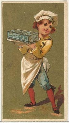 From the Girls and Children series (N65) promoting Richmond Gem Cigarettes for Allen &..., ca. 1886. Creator: Allen & Ginter