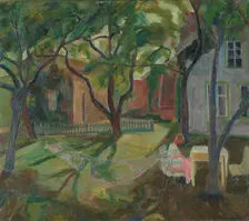 From the Glennegarden in Borre, 1919. Creator: Einar Sandberg