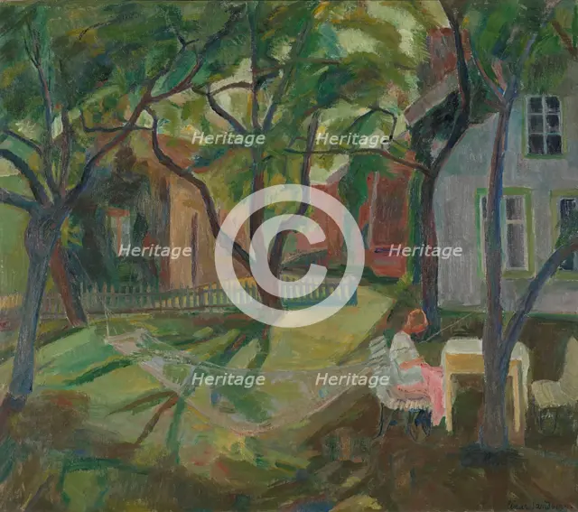 From the Glennegarden in Borre, 1919. Creator: Einar Sandberg.