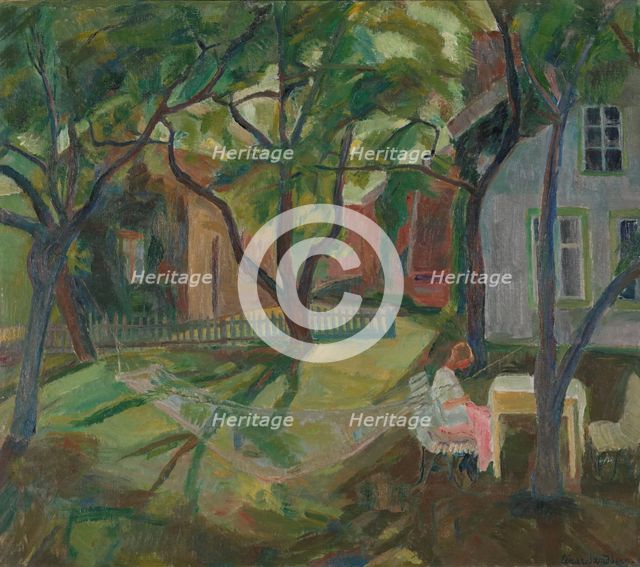 From the Glennegarden in Borre, 1919. Creator: Einar Sandberg.