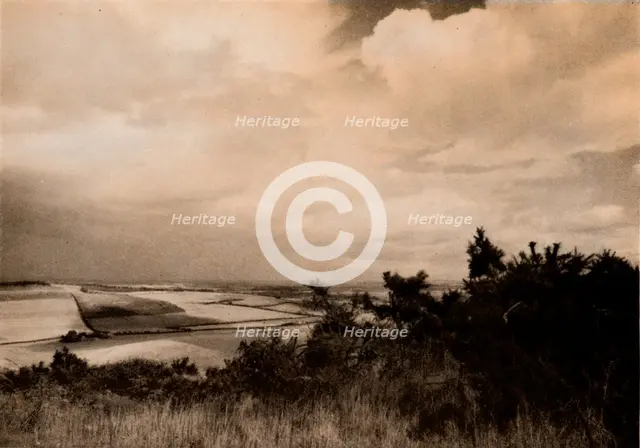 'From the Downs above Streatey, Berks', c1927, (1927). Artist: Reginald Belfield.