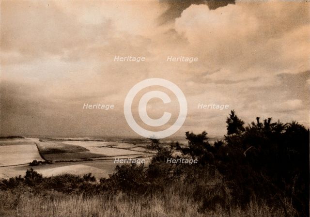 'From the Downs above Streatey, Berks', c1927, (1927). Artist: Reginald Belfield.