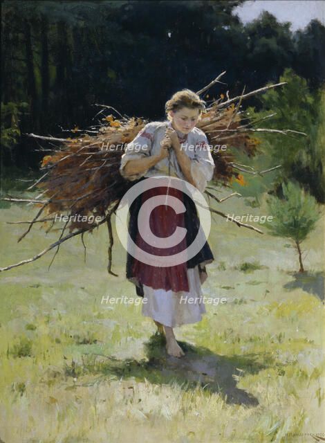 From the Forest, 1900. Artist: Pimonenko, Nikolai Kornilovich (1862-1912)