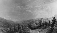 From the Flume House, Franconia, New Hampshire, 1872. Creator: William Trost Richards