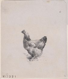 From The Henhouse, 1858. Creator: Jacques-Adrien Lavieille