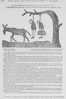 From the Independent Monitor, Tuscaloosa, Alabama, September 1, 1868: A prospective...1869, (1905). Creator: Unknown