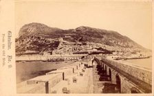 From the Old Mole, Gibraltar, 19th century. Creator: Anon