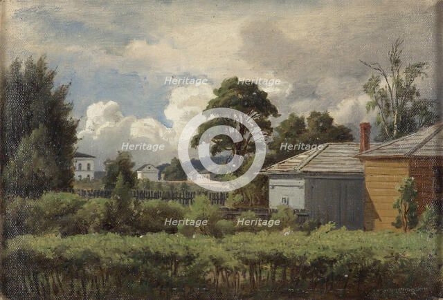 From the outskirts of Porvoo, 1870-1879. Creator: Johan Knutson.