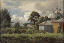 From the outskirts of Porvoo, 1870-1879. Creator: Johan Knutson