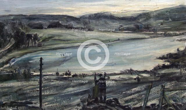 From the Lake ostensjo, 1915. Creator: Per Axel Kielland.