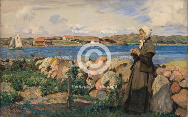 From the Norwegian Archipelago, 1894. Creator: Eilif Peterssen.