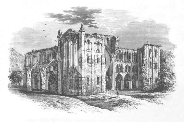 'From the North', Rievaulx Abbey, c1880, (1897). Artist: Alexander Francis Lydon.