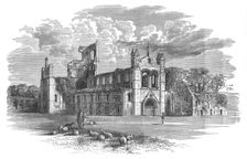 From the North-West Kirkstall Abbey, c1880, (1897). Artist: Alexander Francis Lydon