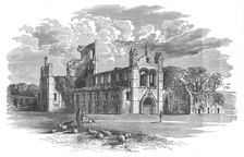 From the North-West Kirkstall Abbey, c1880, (1897). Artist: Alexander Francis Lydon