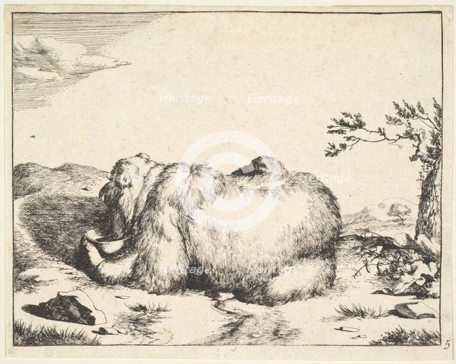 from The Set of The Bears, ca. 1664. Creator: Marcus de Bye.