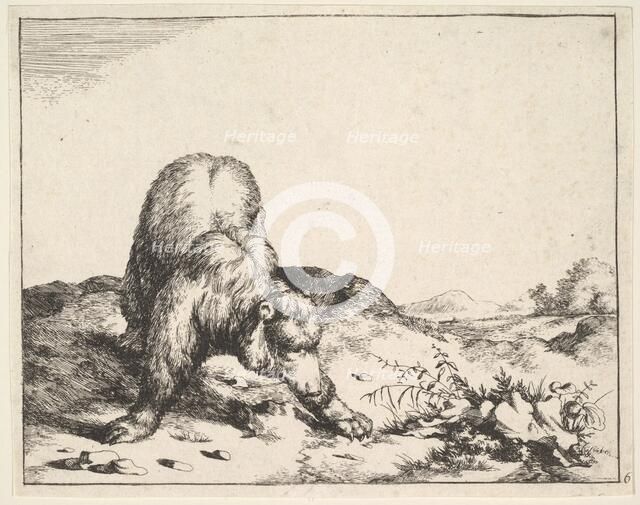 from The Set of The Bears, ca. 1664. Creator: Marcus de Bye.