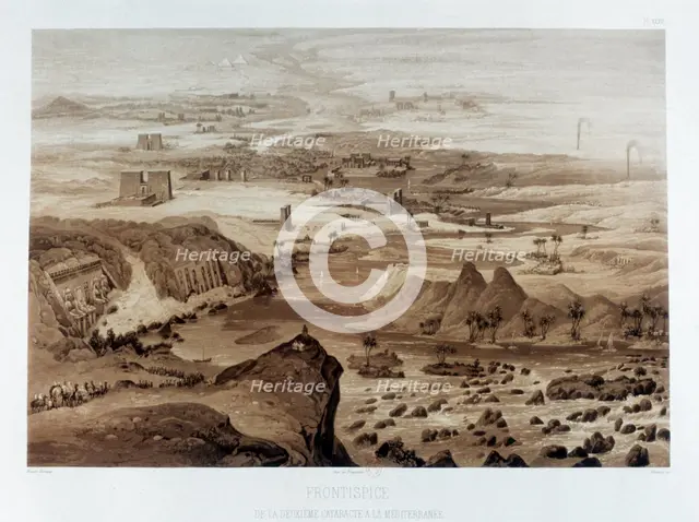 'From the Second Cataract to the Mediterranean', Egypt, 1841. Artist: Himely