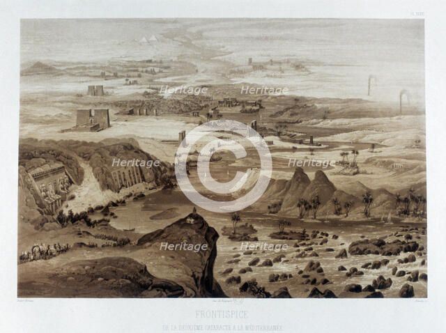 'From the Second Cataract to the Mediterranean', Egypt, 1841. Artist: Himely
