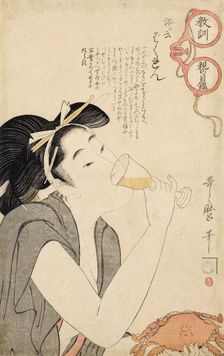 From the series A Parent's Moralising Spectacles, 1802. Artist: Utamaro, Kitagawa (1753-1806)