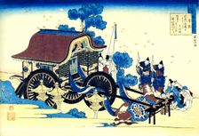 From the series Hundred Poems by One Hundred Poets: Sugawara no Michizane, c1830. Artist: Hokusai
