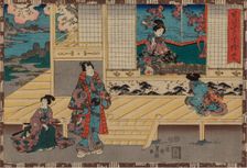 From the series Sono sugata yukari no utsushi-e (Magic Lantern Slides of That Romantic Purple Figure