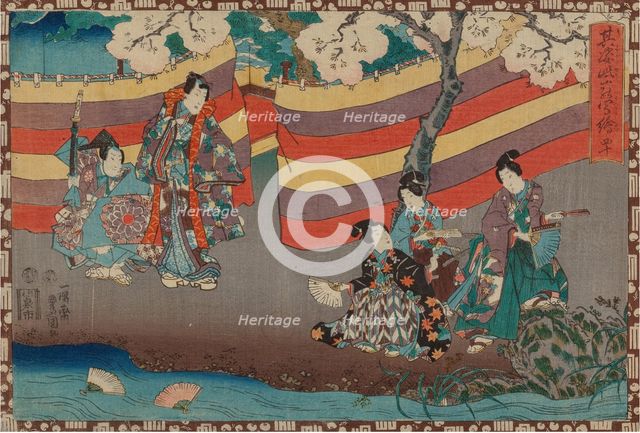 From the series Sono sugata yukari no utsushi-e (Magic Lantern Slides of That Romantic Purple Figure