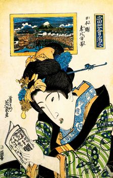 From the series The Beauties of Tokaido, 1830-1835