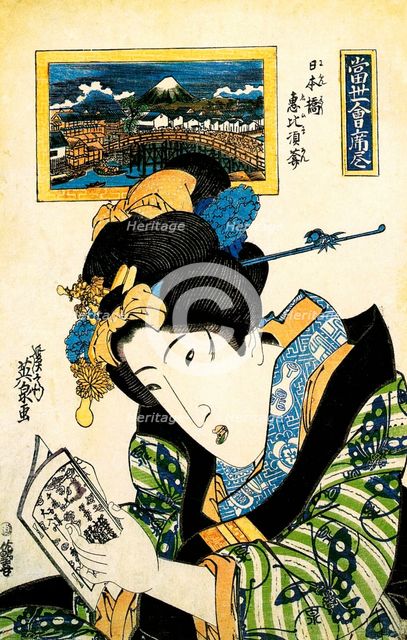 From the series The Beauties of Tokaido, 1830-1835.