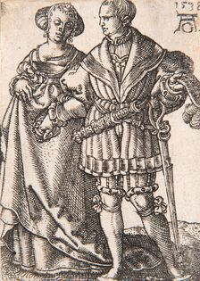 From the series "The Small Wedding Dancers" , 1538. Creator: Aldegrever, Heinrich (1502-1560)