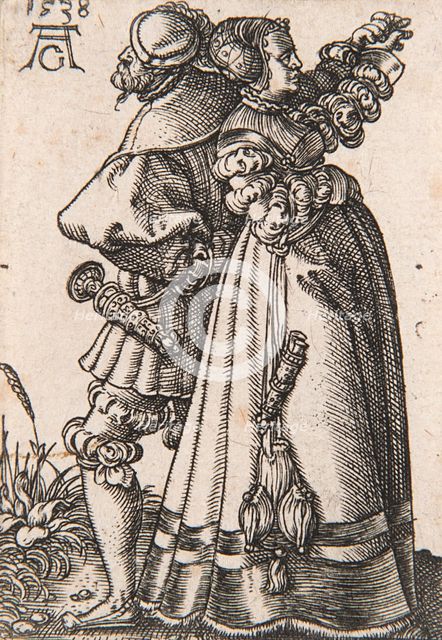 From the series "The Small Wedding Dancers" , 1538. Creator: Aldegrever, Heinrich (1502-1560).
